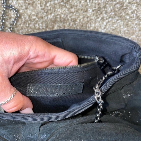 Ann Taylor purse bag sequined sparkle Taylor Swift Barbie chained mini-bag - Picture 4 of 8